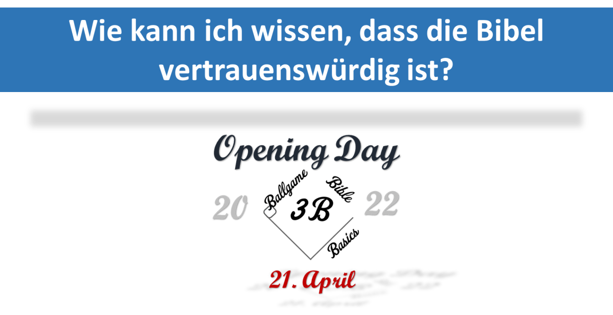 Indeed! 2022 – Kann ich der Bibel&nbsp;vertrauen?