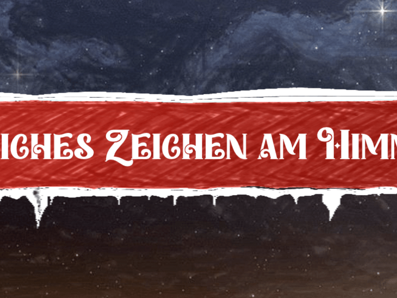 Ein übernatürliches Zeichen am&nbsp;Himmel?