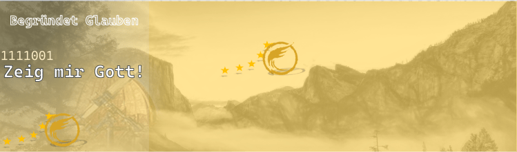 „Zeig mir Gott!“